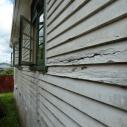 rotted timber weatherboards