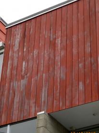 deterioration of stain finish on timber cladding