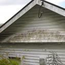 build up of dirt on weatherboards