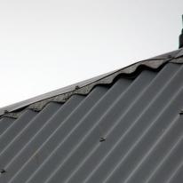 buckled roof flashing