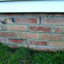 HCS cracks in bricks and mortar